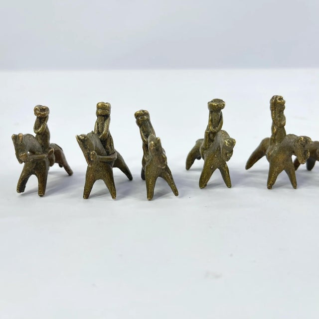 Early 20th Century Ketoko Brass Horseman Chad For Sale In Denver - Image 6 of 8