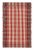 Red 1950s Vintage Persian Kilim in Red and White Plaid Geometric Pattern by Rug & Kilim For Sale - Image 8 of 8