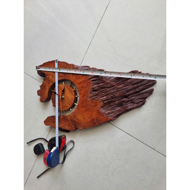 Transformable Clock - One-of-a-Kind Handcrafted Driftwood Wall Clock Sculpture For Sale - Image 14 of 17