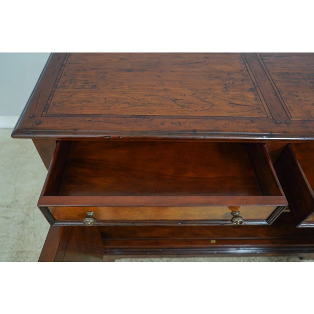Theodore Alexander Theodore Alexander Distressed Finish Continental Sideboard For Sale - Image 4 of 12