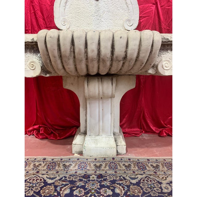 Unknown, Ancient Marble Fountain, 1750, Marble For Sale - Image 4 of 13