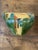 Antique French Green and Yellow Glazed Terracotta Planter, 1890s For Sale - Image 3 of 7
