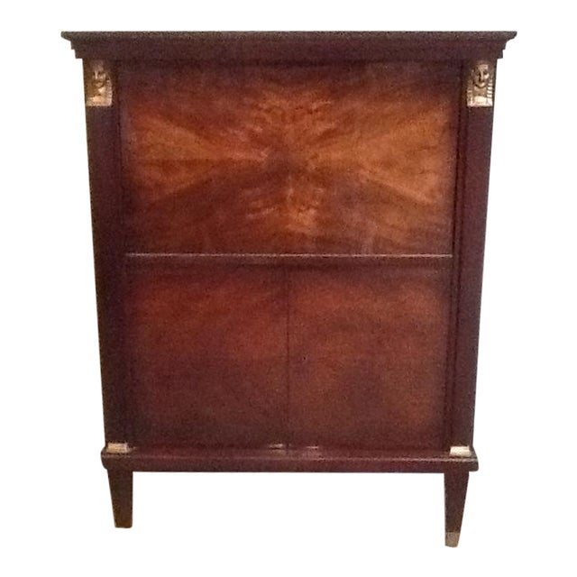 1940s Vintage Egyptian Revival Drop Front Desk For Sale
