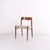 Set of 6 dining chairs model 75 designed by n.o. Møller and produced by j.l. Møllers møbelfabrik. The chairs are made in...