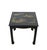 Black Pair of Hand Painted Chinoiserie Side Tables in Gold With Black Background For Sale - Image 8 of 9