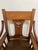 Early American Oak Mission Style Folk Art Wooden High Chair For Sale - Image 12 of 12