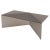 Glass Bronze Satin Glass Poly Square Coffee Table by Sebastian Scherer For Sale - Image 7 of 7