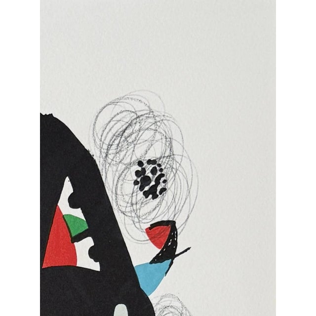 1980s Joan Miró, La Mélodie Acide, Planche IX, 1980, Lithograph For Sale - Image 5 of 7