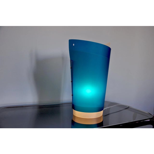 Hollywood Regency Energy Table Lamp by Samuel Parker for Slamp, 1980s For Sale - Image 3 of 8