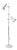Two-Spot Floor Lamp by J. Junge, Denmark, 1970 For Sale