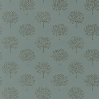 Sanderson Marcham Wallpaper in English Grey For Sale