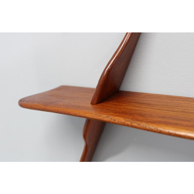 Vintage Danish Teak Amager Wall Shelf by Peder Moos, 1950s For Sale - Image 6 of 11