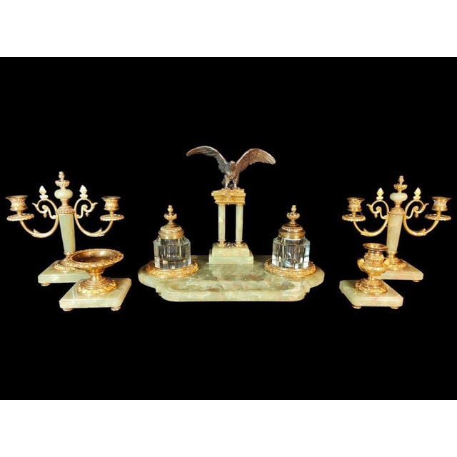 19th Century Inkwell Onyx For Sale - Image 3 of 17