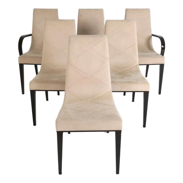 Late 20th Century Set 6 Costantini Pietro Dining Chairs For Sale