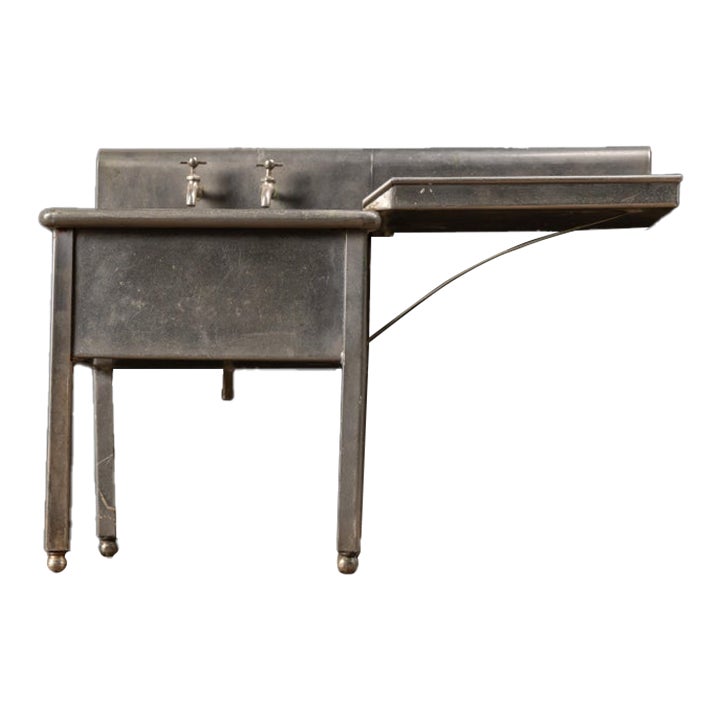 Vintage Salesman Sample Stainless Steel Sink | Chairish