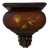 Vintage Hand Painted Bird Design Decorative Wall Display Bracket in the Style of Gebr. Van Paridon Dutch For Sale