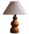 1960s Scandinavian Mid Century Modern Sculptural Organic Wooden Oak Table Lamp For Sale In Sacramento - Image 6 of 9