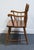 High End Vintage Solid Hard Rock Maple Colonial Early American 35" Bench Settee For Sale In Kansas City - Image 6 of 10