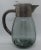 1930s Silverplate and Glass Water Carafe Eisenberg Lozano, Made in Germany For Sale In Miami - Image 6 of 12