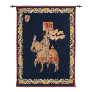 The Knight Loom Woven Tapestry - 145 X 105 Cm (4'9" X 3'5") - Requires Rod Size 3 For Sale