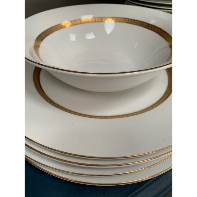 Metal Retroneu Imperial Gold 22k Dinner Set - 65 Pieces For Sale - Image 7 of 9