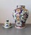 Boch Freres Keramis Set of Three Handworked Polychrome Boch Faience Vases, Premium Belgian Garniture Set For Sale - Image 4 of 11