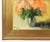 Impressionist abstract bouquet of colorful flowers in a vase oil painting on stretched artist canvas. The talented artist...