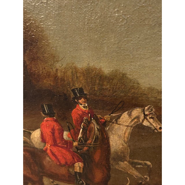 Vintage Hunt Scene Paintings - A Pair For Sale In Philadelphia - Image 6 of 12