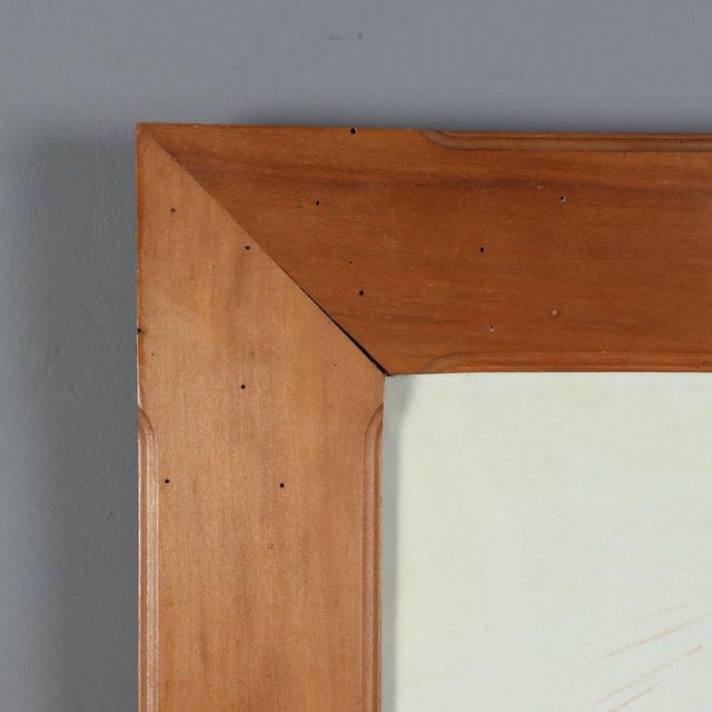 Paper Luigi Conconi, Portrait Composition, Mixed Media on Paper, Framed For Sale - Image 7 of 10
