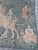 Vintage French Hand-Printed Medieval Design Noble Amazon Tapestry, 1960s For Sale - Image 3 of 18