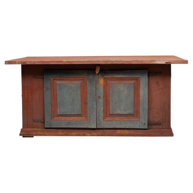 Large 19th Century Swedish Folk Art Side Table For Sale - Image 18 of 18