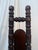 Antique Victorian Jacobean Revival High-Back Bobbin Turned Chair With Crimson Velvet For Sale - Image 9 of 13