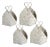 Woven Metasequoia Wood Basket with Handles (Set of 4) For Sale