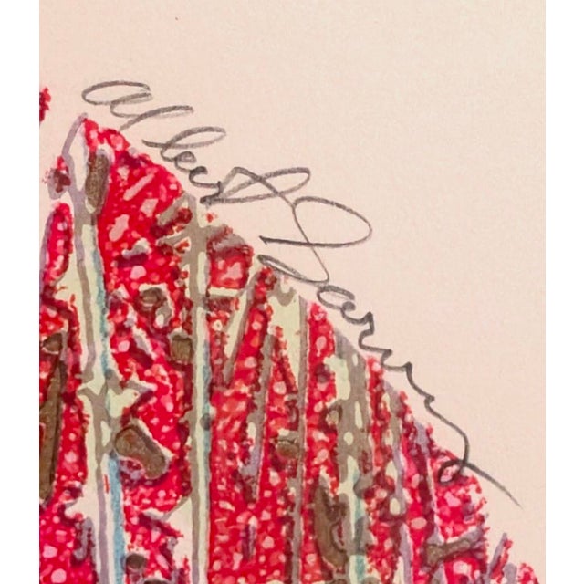 Contemporary Late 20th Century Albert Sarvey Signed Limited Edition Serigraph "There Is Life in Dark and Secret Places" – Numbered 45/100 For Sale - Image 3 of 8