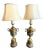 Gilt Metal Urns With Jewels and Swags Table Lamps - a Pair For Sale - Image 11 of 11