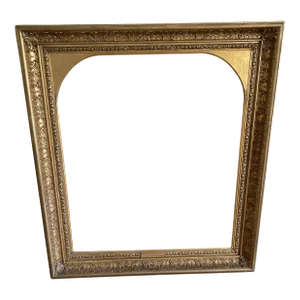 Large Antique Mid 19th Century Gold Gilt Frame