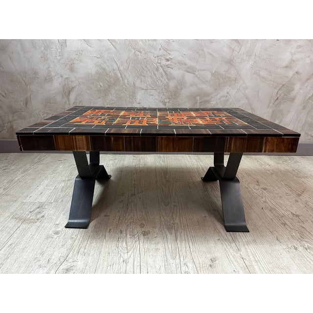 Metal Vintage Coffee Table, 1960 For Sale - Image 7 of 11
