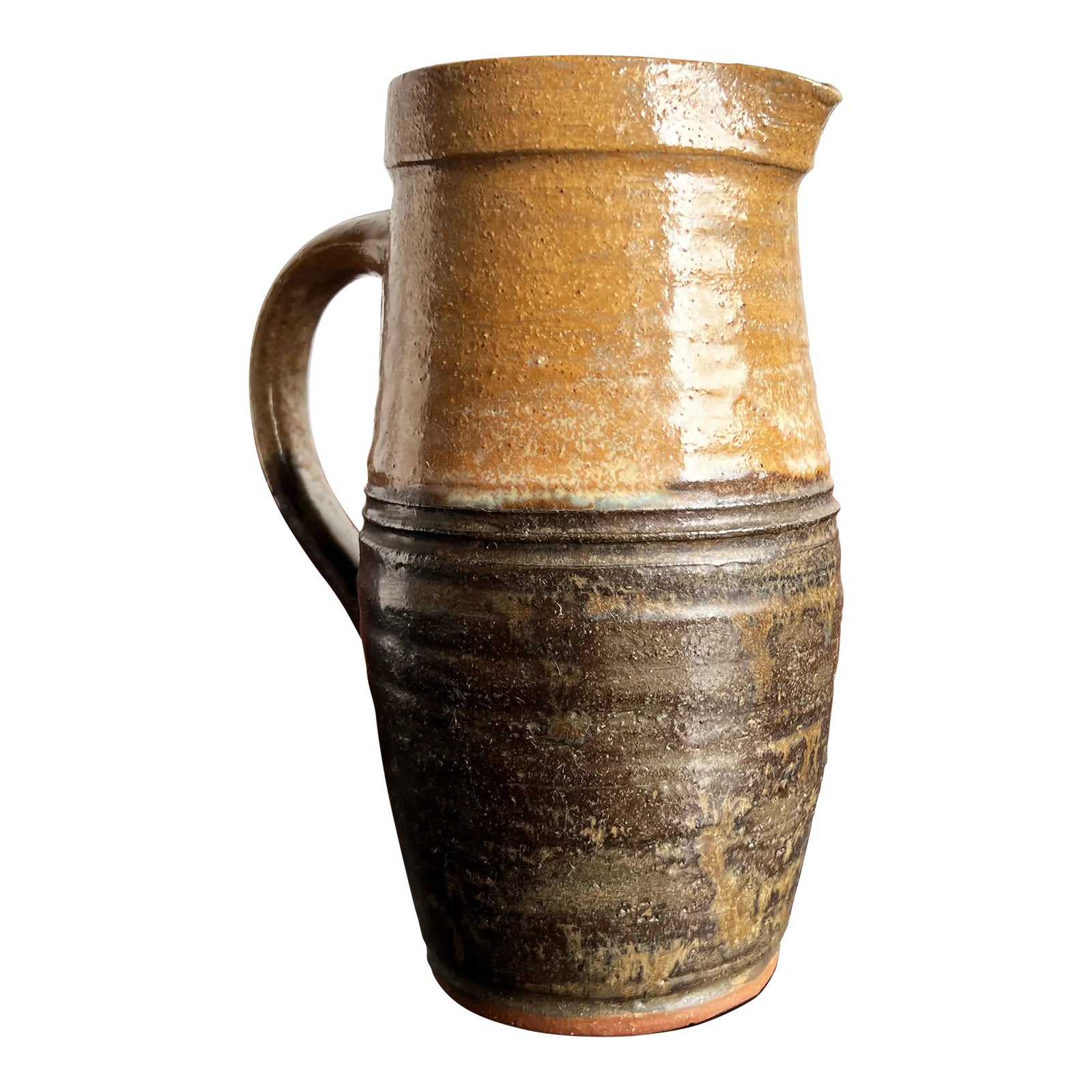 Vintage New England American Art Pottery Pitcher by Robert Fishman