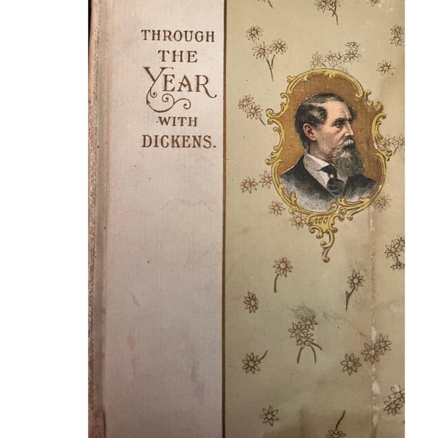 English Lot of 5 Vintage Charles Dickens Books - Decorative Antique Library Display For Sale - Image 3 of 6
