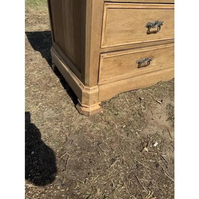 19th Century French Louis Philippe Bleached Marble Top Chest of Drawer / Commodes For Sale - Image 10 of 17