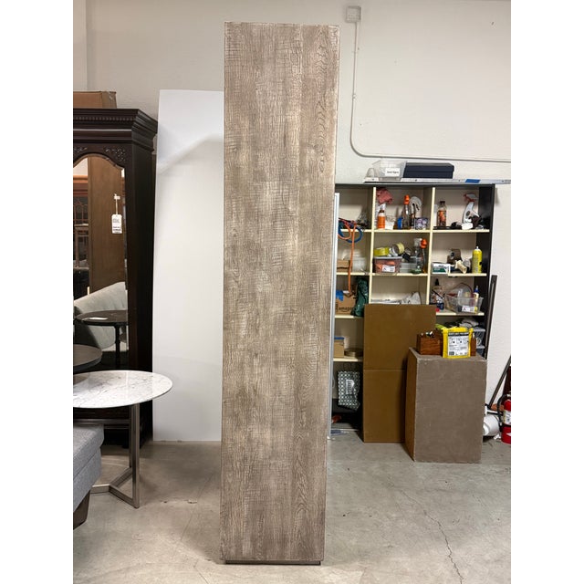 2020s Nils Verhoeven for Restoration Hardware Reclaimed Oak Two-Door Cabinet For Sale - Image 5 of 12
