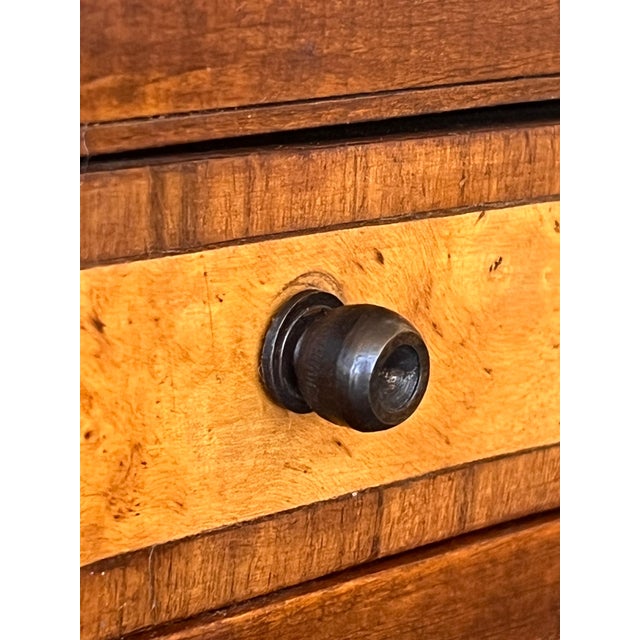 French Nightstands in Walnut with Three Drawers, 1940s, Set of 2 For Sale - Image 13 of 18