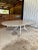 Modern History Home Custom Round to Oval Extension Dining Table For Sale - Image 9 of 11