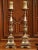 Late 19th Century Pair of 19th Century Italian Carved Silver Leaf Pricket Candlesticks For Sale - Image 5 of 11