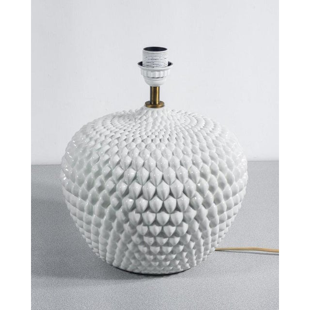 Italian Ceramic Table Lamp, 1970s For Sale - Image 3 of 12