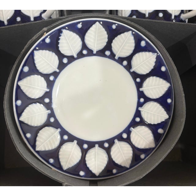 Castro Sargadelos F-73 Six Tea Cup and Saucer Set - 12 Pieces For Sale - Image 9 of 11