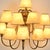 Brass 9-Arm Wall Light, France, 1950s For Sale - Image 15 of 17