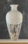 Mid-Century Modern 19 In. Tall Milk &Clear Glass Textural White Amphora Art Glass Vase For Sale - Image 3 of 16