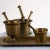 1960s Vintage Miniature Brass Mortar & Pestle Collection For Sale - Image 5 of 12