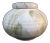 Rustic Earth Tone Bulbous Studio Pottery Jar With Lid For Sale